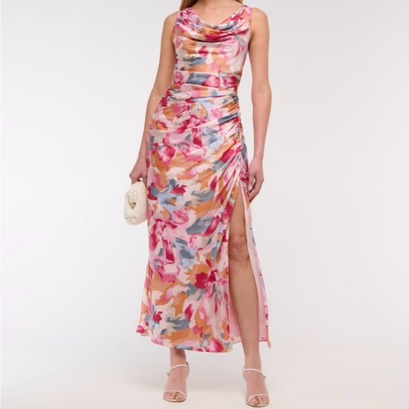 Abercrombie & Fitch Dresses & Skirts - Abercrombie & Fitch Cowl Neck Draped Maxi Dress